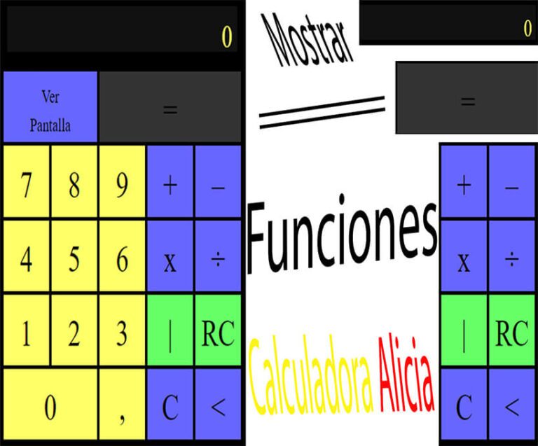 Calculadora De Alicia Adición Lacalculadoraalicia